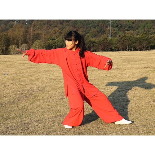 Tai chi clothing chinese kung fu uniforms Tai Chi Clothing clothes autumn and winter hemp yarn Tai Chi Clothing clothes cotton hemp Tai Chi Clothingquan martial arts clothes training clothes for men and women